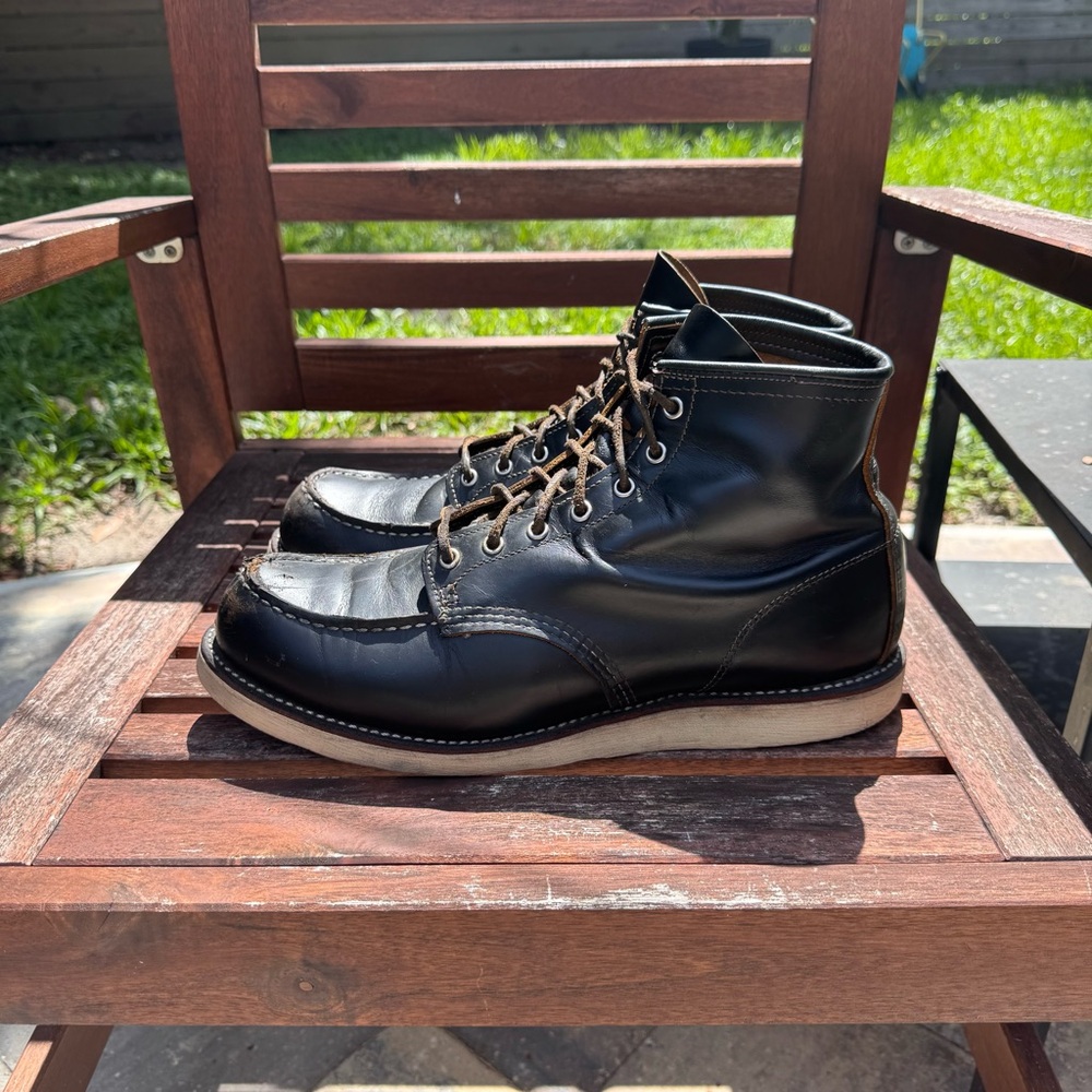 Red Wing 9874 Rare Irish Setter Moc Toe Boot Klondike Teacore Leather Size 13 D